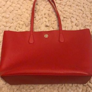 Tory Burch Authentic Red Tote